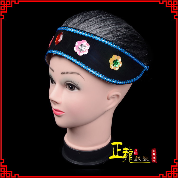 民勤老旦媒婆穷老太婆假发套 老旦头套